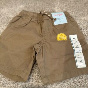 Cat & Jack Tan Casual Shorts Relaxed Fit